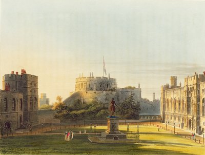 El patio superior, Castillo de Windsor, de 